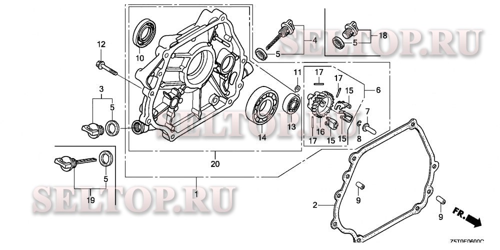 Honda gx390 схема зажигания