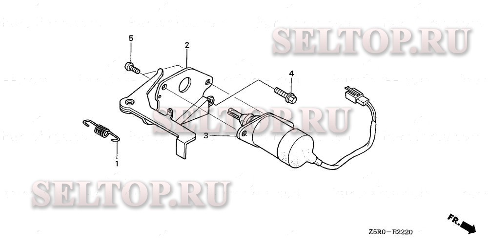 Автоматический дроссель для Honda GX390U1 ENT2