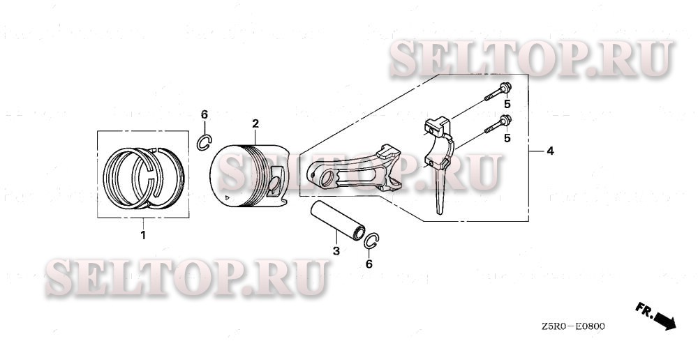 Поршень для Honda GX390U1 PAE2