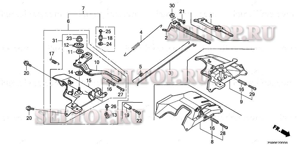Управление для Honda GX390U1 VK2
