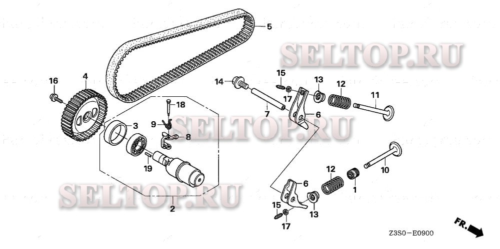 Распредвал для Honda GX440IU QBA2