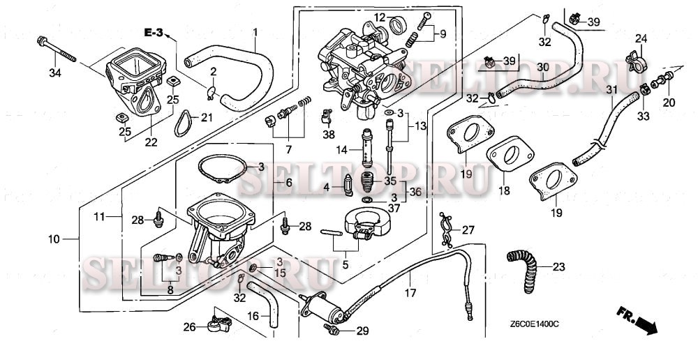 Карбюратор для Honda GX610R1 QAF2