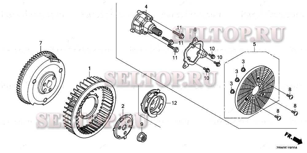 Маховик для Honda GX630 VZE1