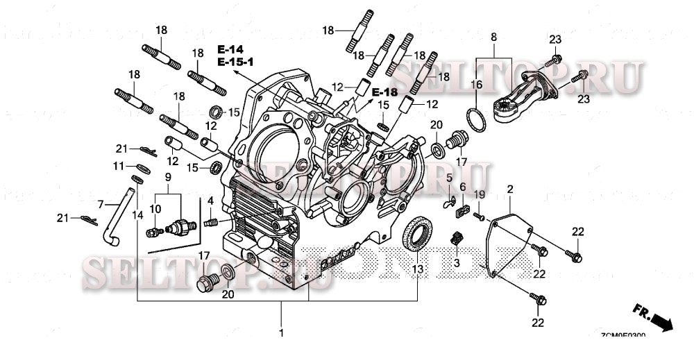 Картер для Honda GX630H VXC2