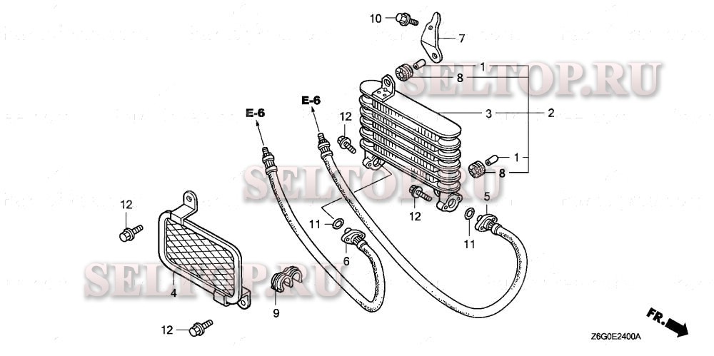 Маслоохладитель для Honda GX670U TXF2