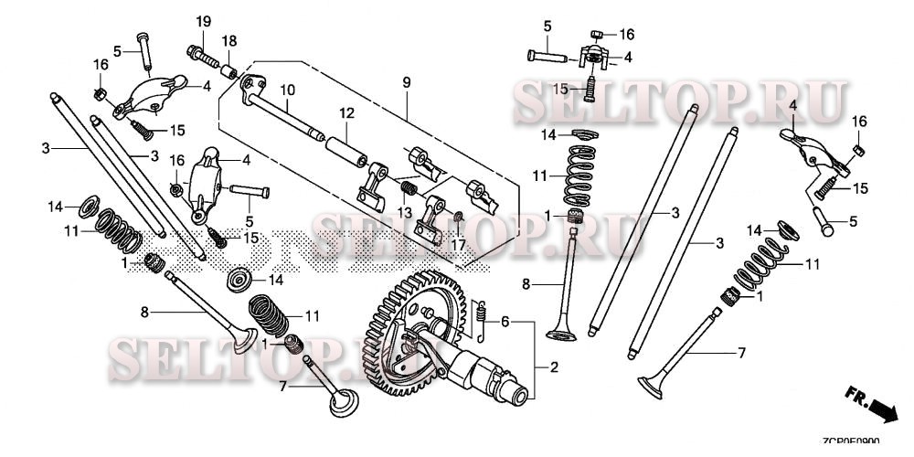 Распредвал для Honda GX690RH TAPP
