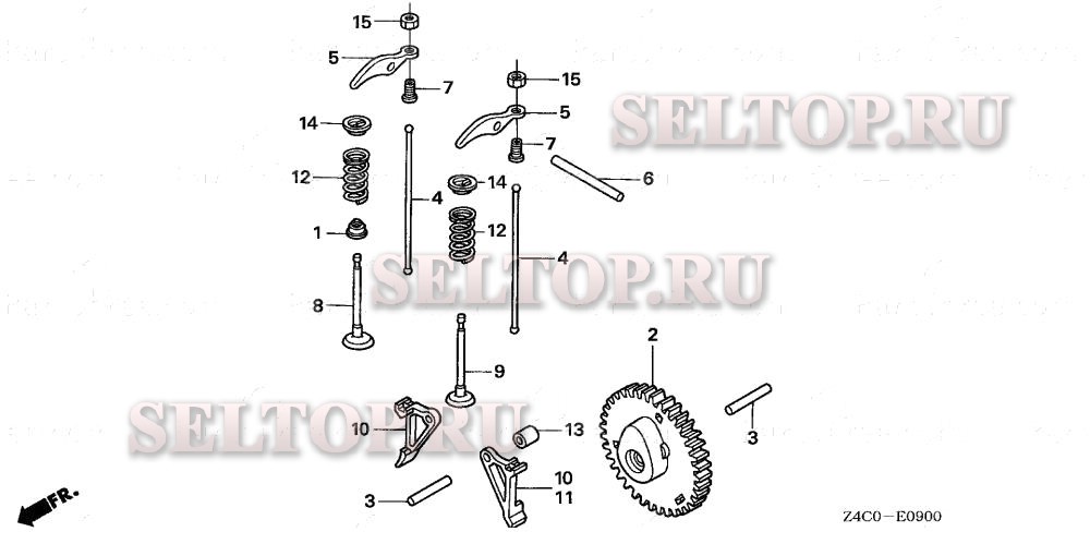 Распредвал для Honda GXH50U SE
