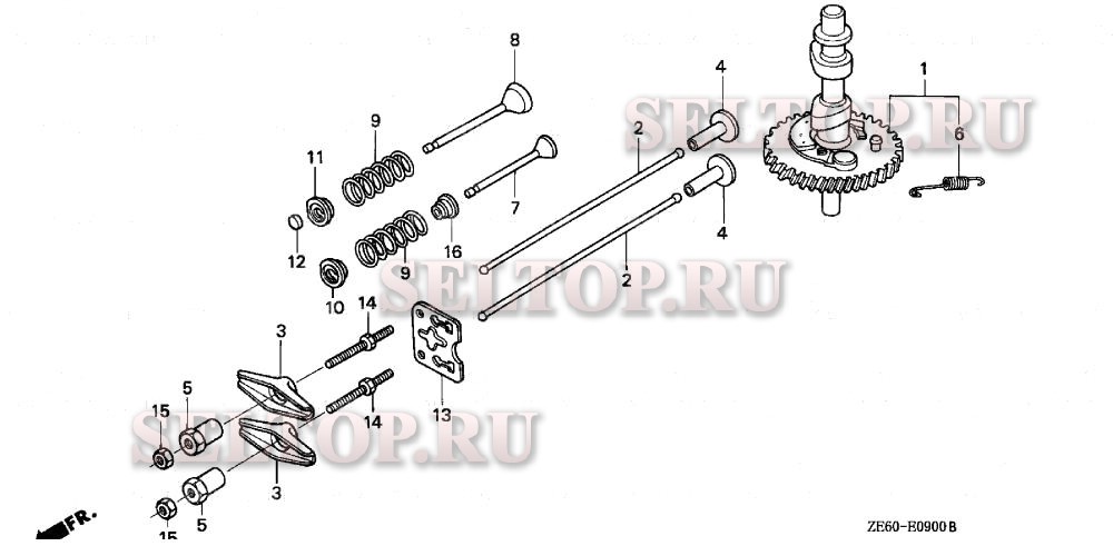 Распредвал для Honda GXV120 A1L