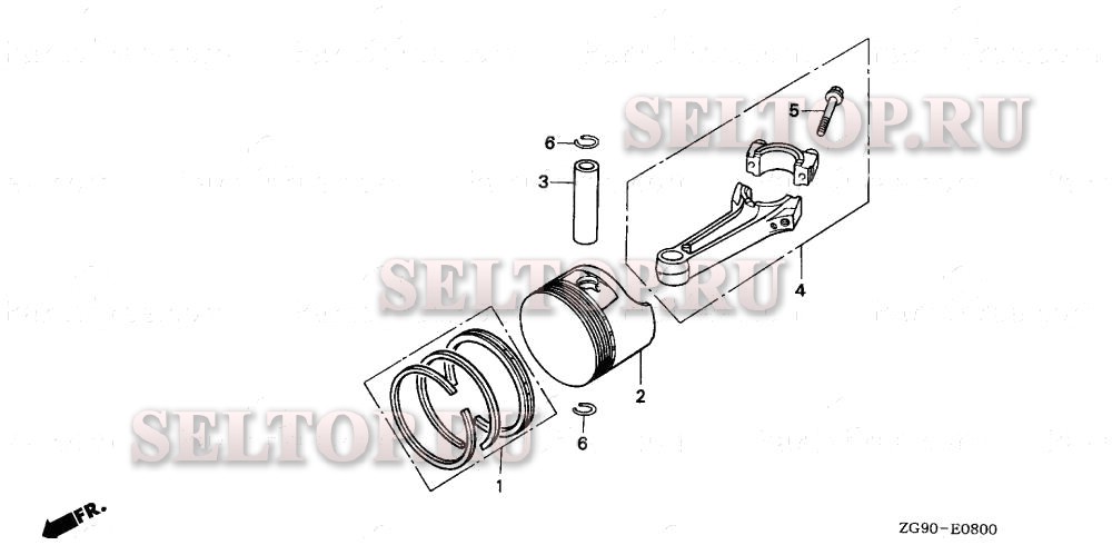 Поршень для Honda GXV140 A1KT