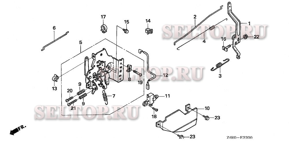 Управление для Honda GXV160UA1 N1AH