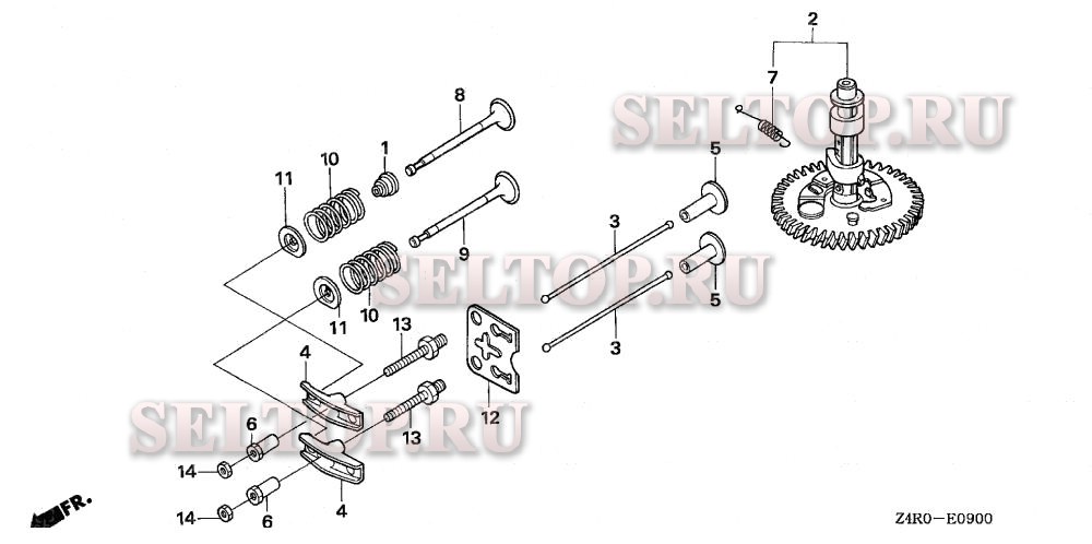 Распредвал для Honda GXV160UA1 T1AH