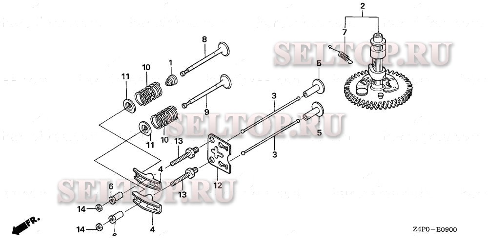 Распредвал для Honda GXV160UH2 A1AS