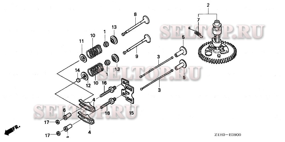 Распредвал для Honda GXV340A2 DP23