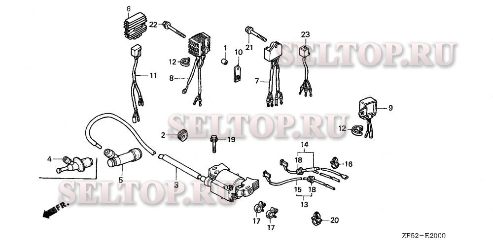 Катушка зажигания для Honda GXV390K1 DEP3