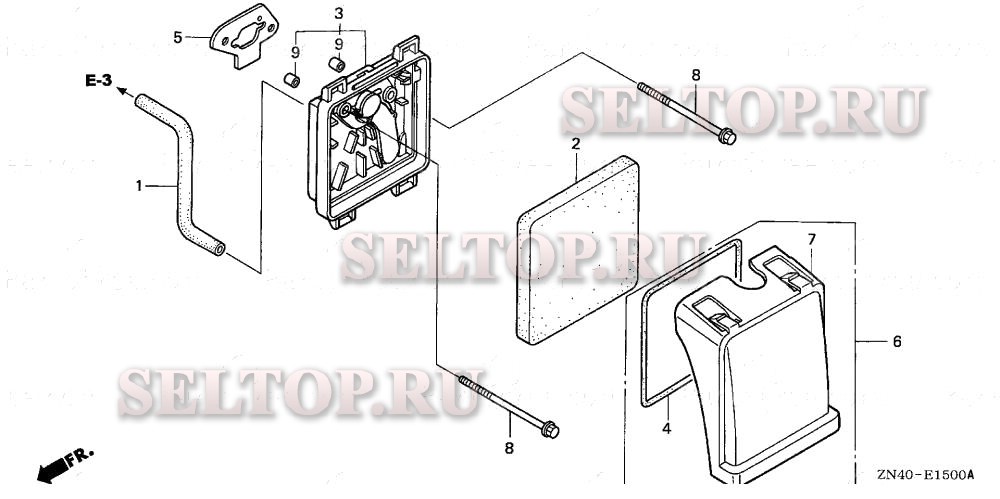 Воздушный фильтр для Honda GXV50 SAR/B