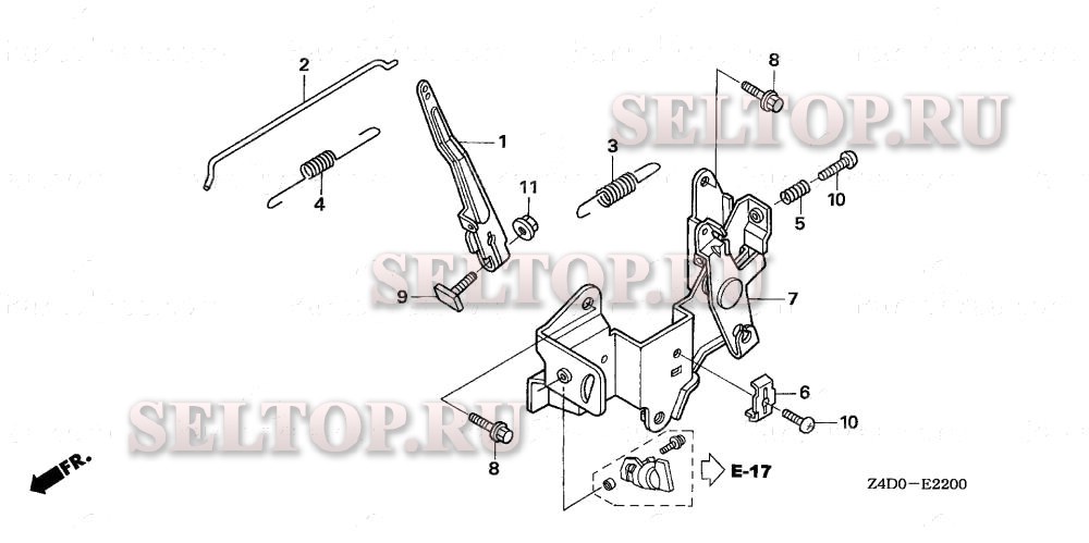 Управление для Honda GXV50U VE