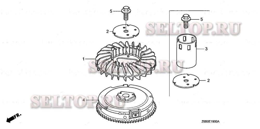 Маховик для Honda GXV530R PXA1