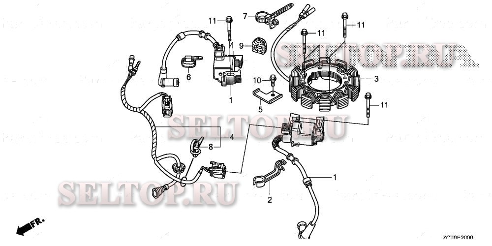 Катушка зажигания для Honda GXV660RH TAF2