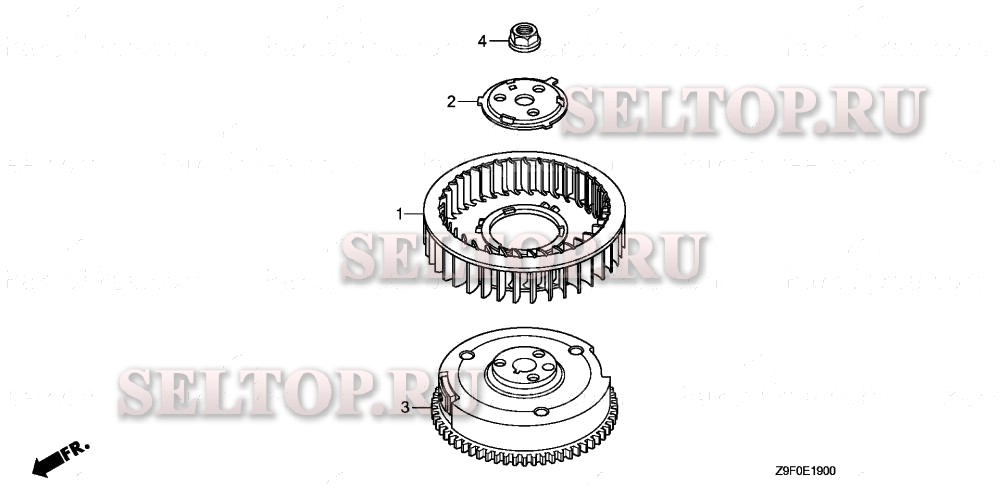 Маховик для Honda GXV690R TAF