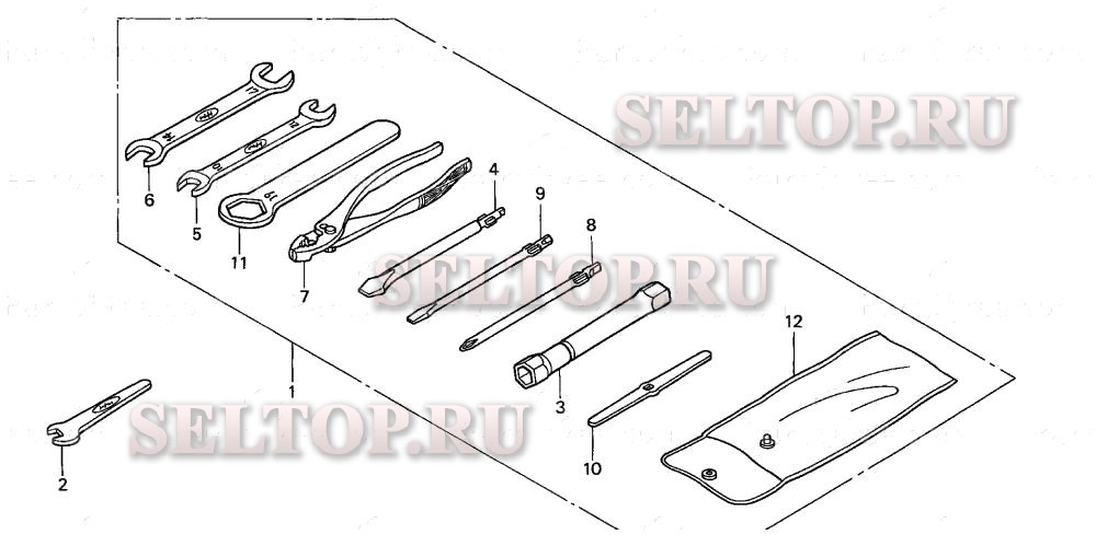 Инструмент для Honda BF115A1 LA
