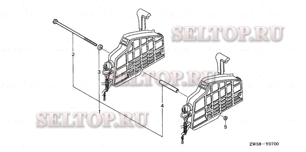 Комплект болтов для Honda BF115A3 LCA