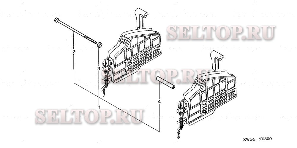 Комплект болтов для Honda BF130A2 XCA