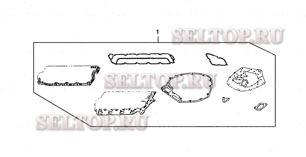 Комплект прокладок (шорт-блок и головка в сборе) для Honda BF130A4 XA