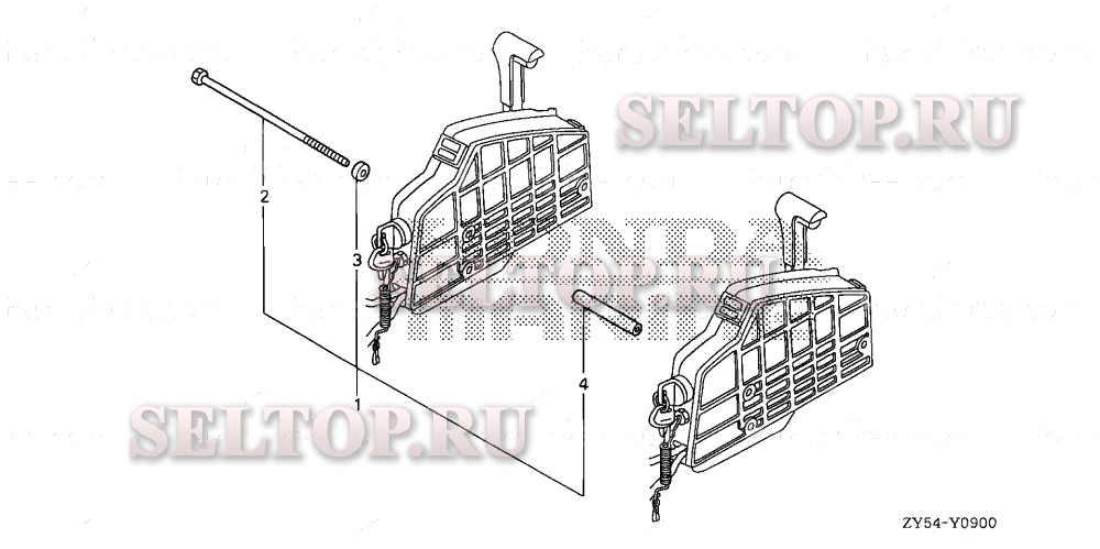 Комплект болтов для Honda BF135A4 XCA