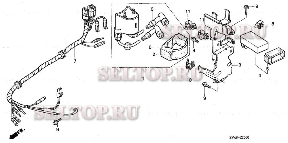Катушка зажигания для Honda BF15A1 LA