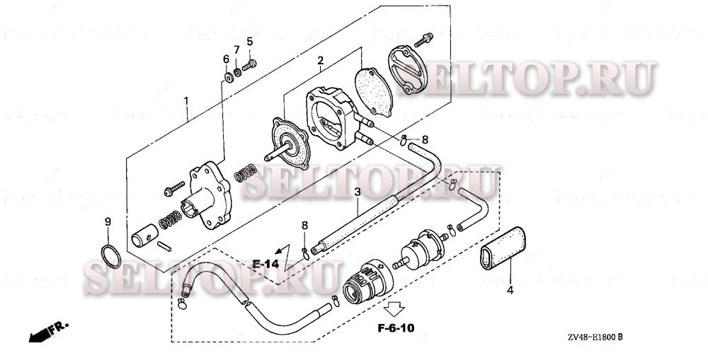 Топливный насос для Honda BF15A1 SAS