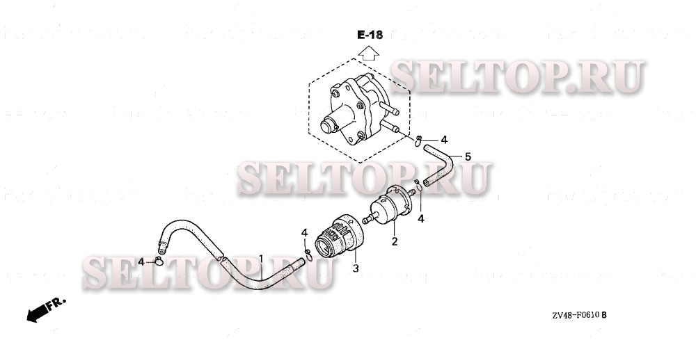 Топливный фильтр для Honda BF15A1 SAS