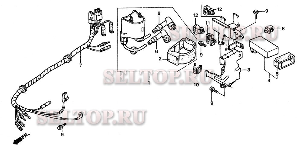 Катушка зажигания для Honda BF15AW SAS