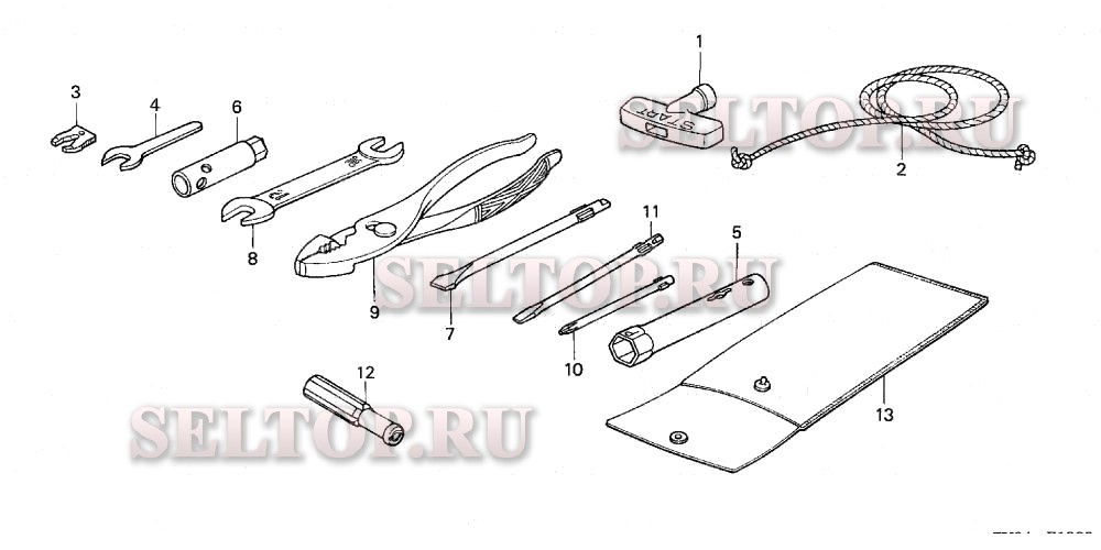 Инструмент для Honda BF15D3 SHSA