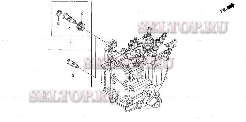 Патрубок шланга для Honda BF15D4 LGA