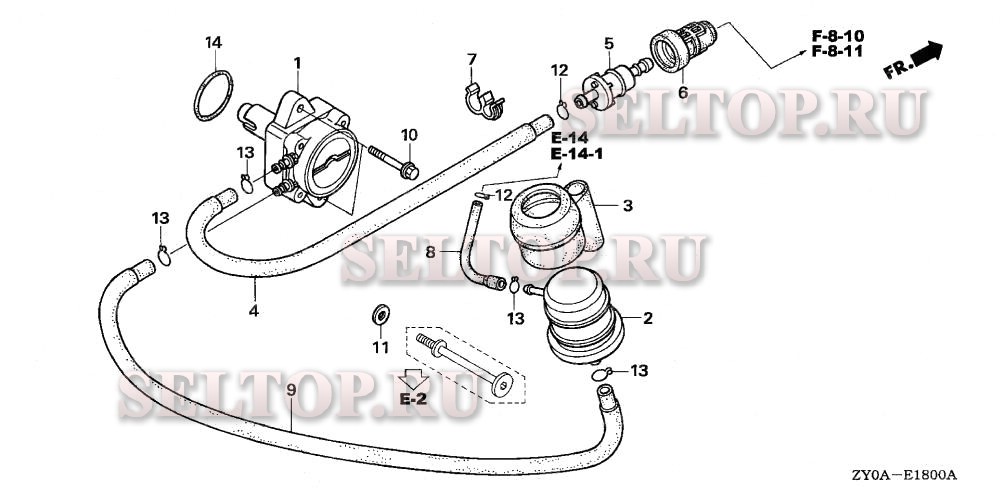 Топливный насос для Honda BF15D5 LHGA