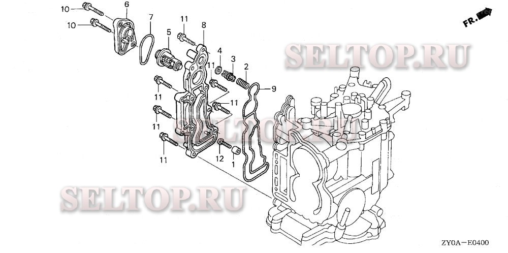Термостат для Honda BF15D5 XHGA