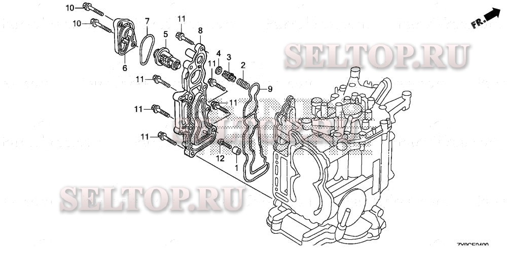Термостат для Honda BF15DK3 LHTA