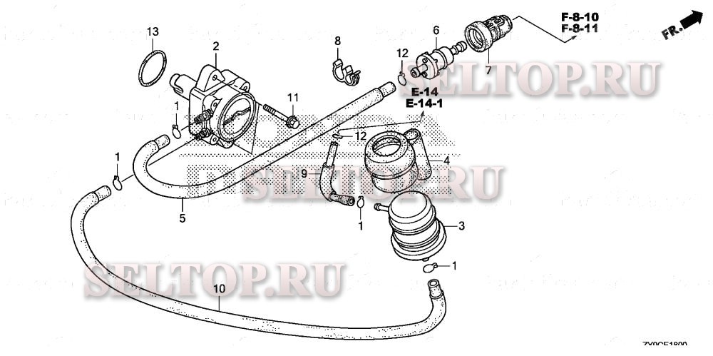 Топливный насос для Honda BF15DK3 SHA