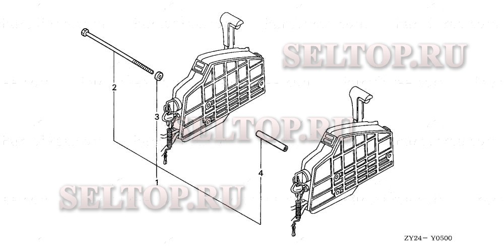 Комплект болтов для Honda BF200A3 XXA