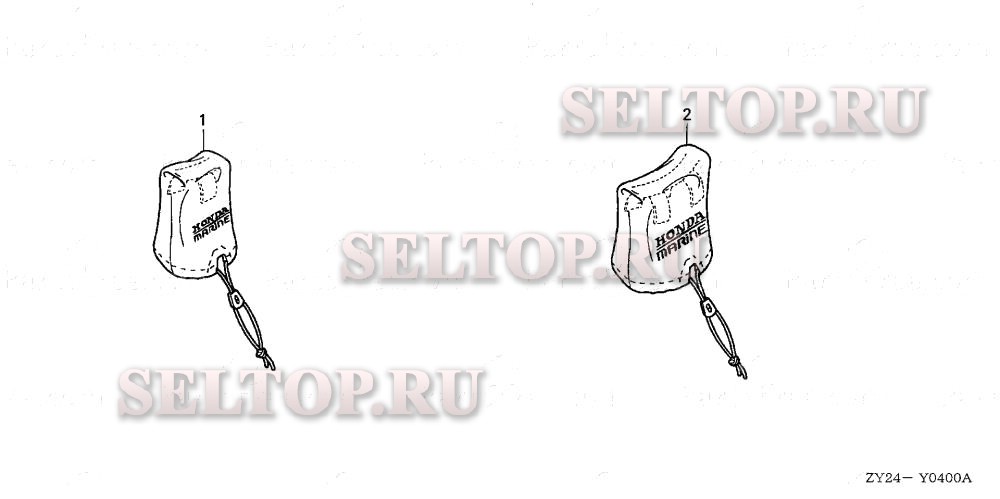 Комплект крышки дистанционного управления для Honda BF200A3 XXA