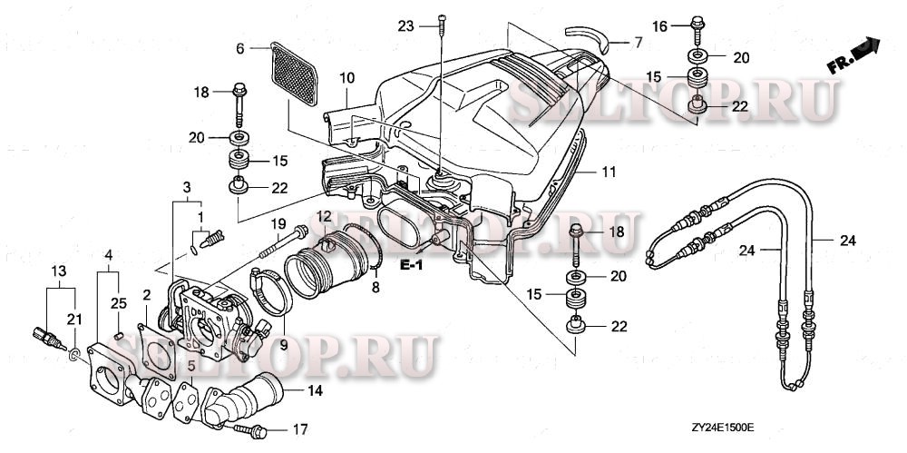 Корпус дросселя для Honda BF200A3 XXA