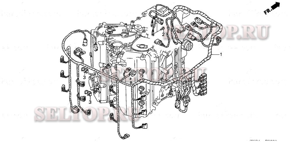 Жгут проводов для Honda BF200A3 XXA
