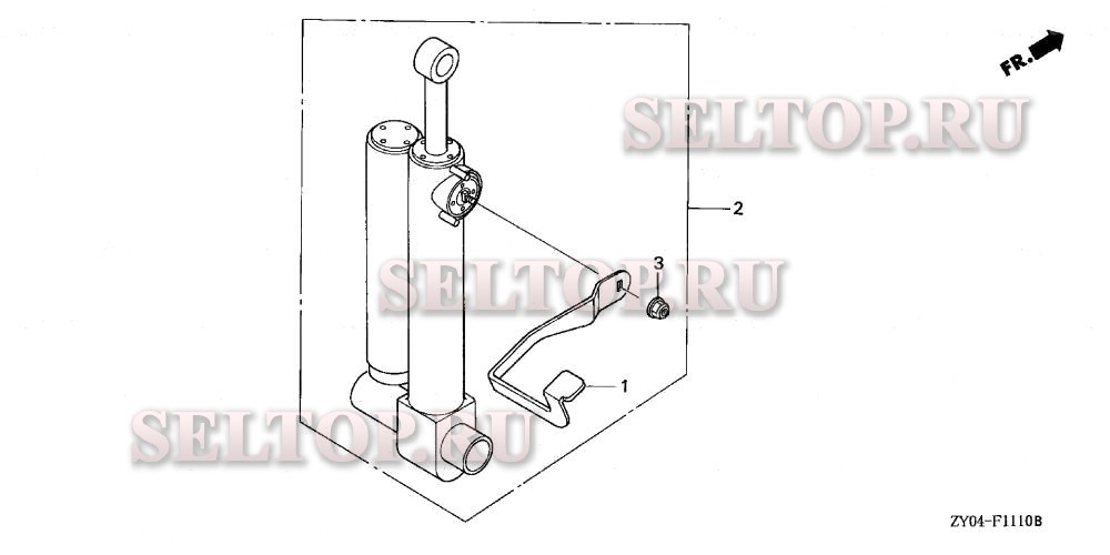 Амортизатор для Honda BF20D3 LGA