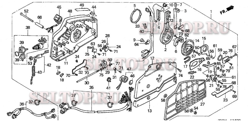 Дистанционное управление для Honda BF20D3 LHTA