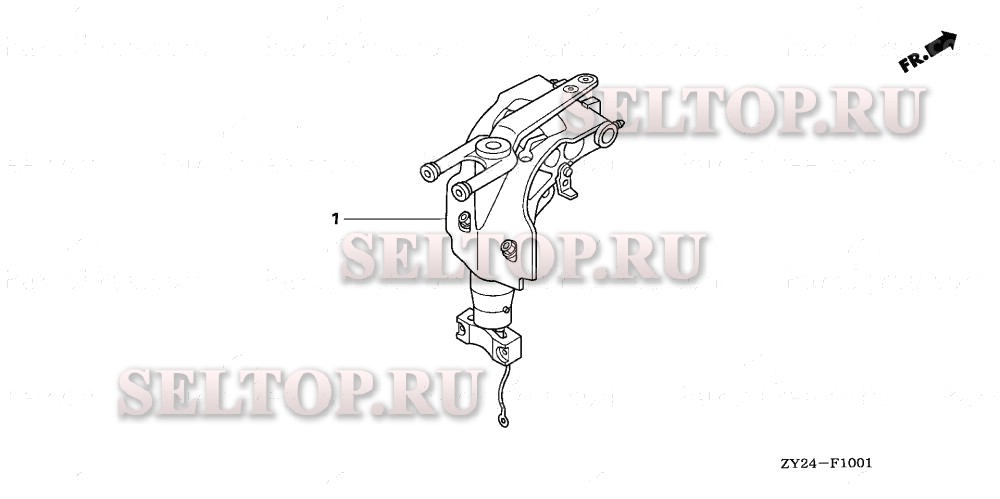 Корпус вертлюга в сборе для Honda BF225A5 XCA