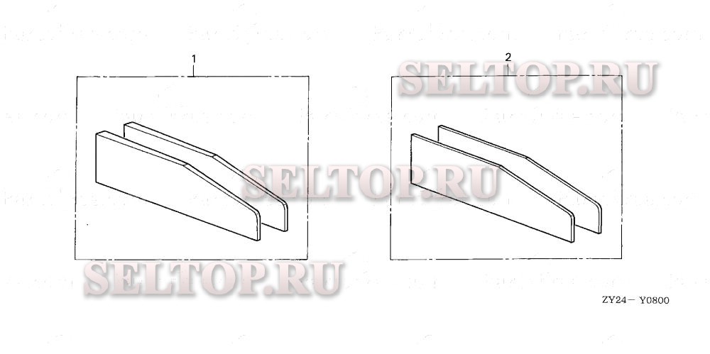 Комплект пластин для Honda BF225A5 XCA