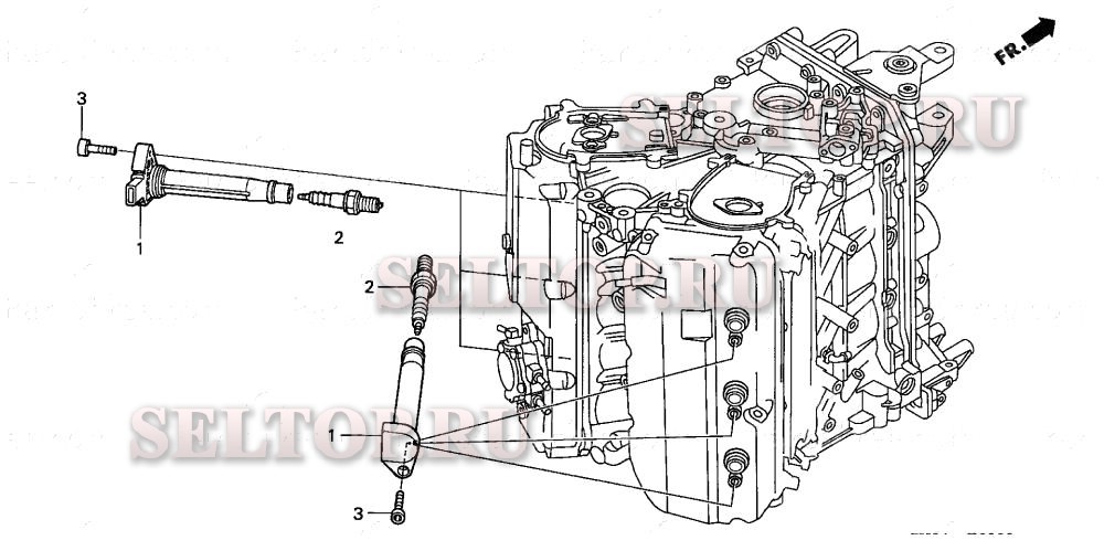 Свеча зажигания для Honda BF225A5 XXCA