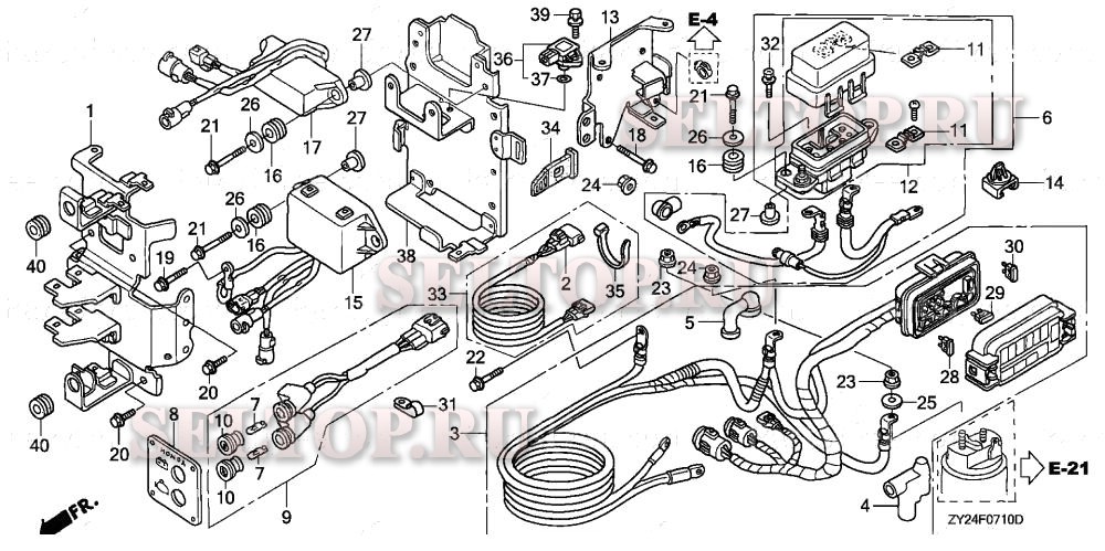 Провода стартера для Honda BF225A5 XXCA