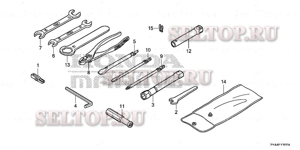 Инструмент для Honda BF225AK1 XA