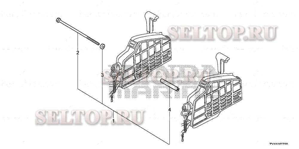 Комплект болтов для Honda BF225AK2 XXA